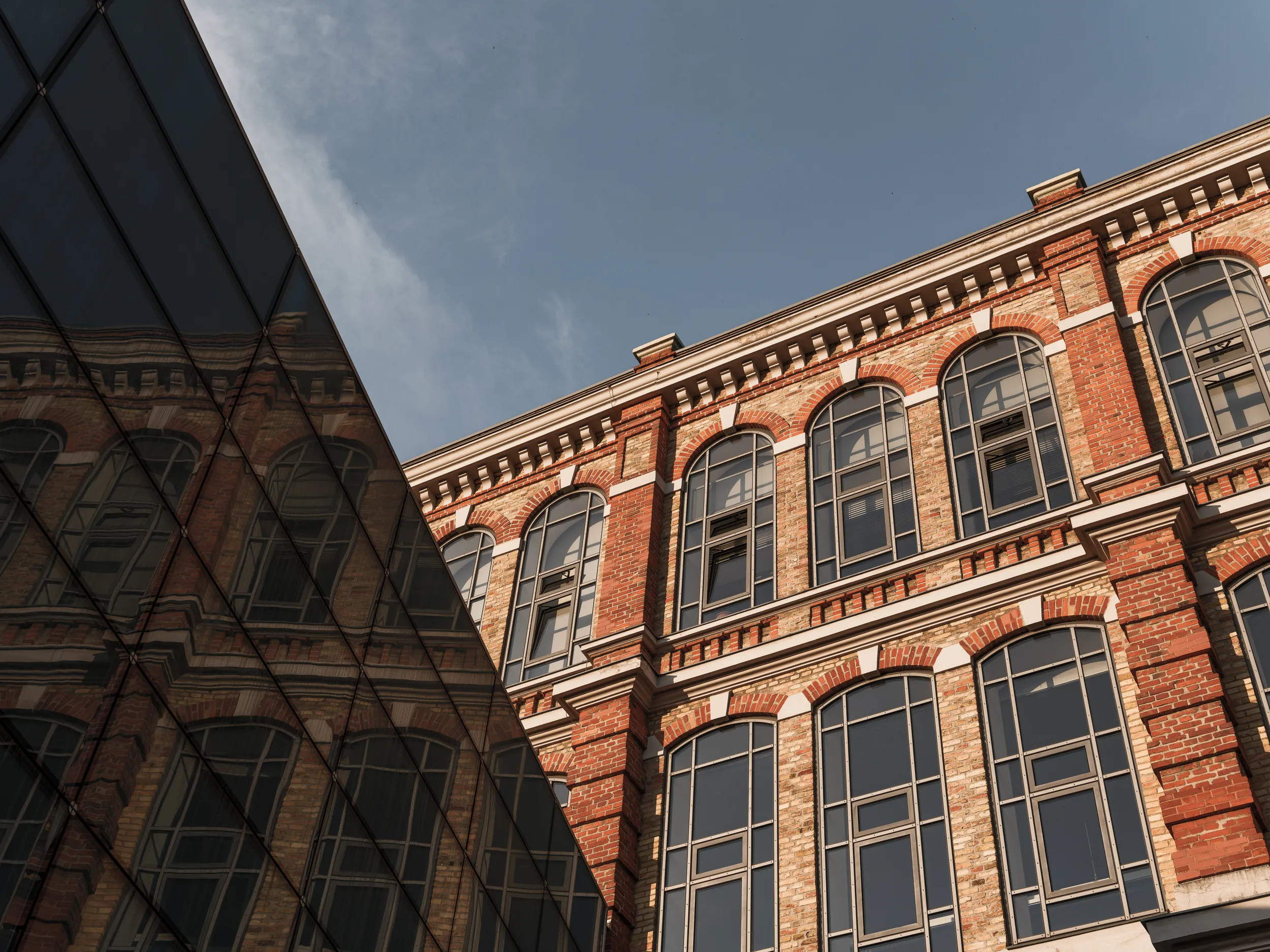 Fabrikschloss Luftaufnahme